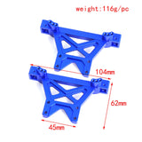 2Pcs 1/10 Scale RC Car Shock Towers Spare Repair DIY Modified Shock Brackets Blue