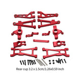 Maxbell 1/16 Metal Upgrade Accessories Aluminum Alloy for Mjx H16 16207 Professional Red