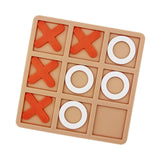 Maxbell Tic TAC Toe Game Classical XO Chess Board Game for Family Party Favors