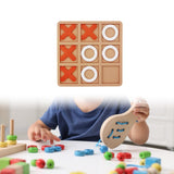 Maxbell Tic TAC Toe Game Classical XO Chess Board Game for Family Party Favors