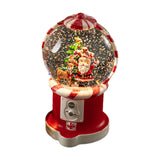 Christmas Musical Snow Globe Gift Night Light for Bookshelf Office Farmhouse The Santa Elk