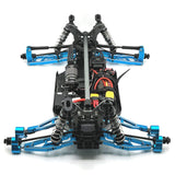 Maxbell 1/8 RC Car Upgrades Accessories Replacement Easy Installation Aluminum Alloy Blue