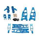 Maxbell 1/8 RC Car Upgrades Accessories Replacement Easy Installation Aluminum Alloy Blue