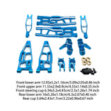 Maxbell 1/8 RC Car Upgrades Accessories Replacement Easy Installation Aluminum Alloy Blue