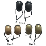 Maxbell 2x 1/6 Scale Doll Knee Pads for 12inch Female Doll Figures Accessory Dress up Black