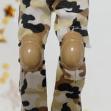 Maxbell 2x 1/6 Scale Doll Knee Pads for 12inch Female Doll Figures Accessory Dress up Yellow