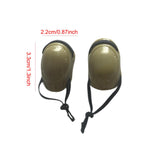 Maxbell 2x 1/6 Scale Doll Knee Pads for 12inch Female Doll Figures Accessory Dress up Green