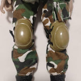 Maxbell 2x 1/6 Scale Doll Knee Pads for 12inch Female Doll Figures Accessory Dress up Green