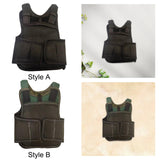 Maxbell 1/6 Male Figure Vest Doll Vest Model for 12inch Collectable Action Doll Body Black