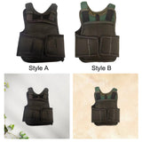 Maxbell 1/6 Male Figure Vest Doll Vest Model for 12inch Collectable Action Doll Body Black