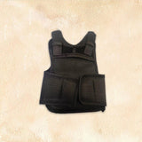 Maxbell 1/6 Male Figure Vest Doll Vest Model for 12inch Collectable Action Doll Body Black