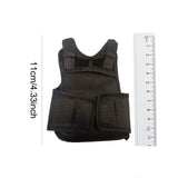 Maxbell 1/6 Male Figure Vest Doll Vest Model for 12inch Collectable Action Doll Body Black
