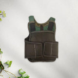 Maxbell 1/6 Male Figure Vest Doll Vest Model for 12inch Collectable Action Doll Body Green