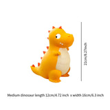 Dinosaur Piggy Bank Container Organizer Box for Baby Shower Living Room Desk Yellow M