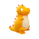 Dinosaur Piggy Bank Container Organizer Box for Baby Shower Living Room Desk Yellow M