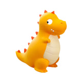 Dinosaur Piggy Bank Container Organizer Box for Baby Shower Living Room Desk Yellow M