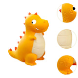 Dinosaur Piggy Bank Container Organizer Box for Baby Shower Living Room Desk Yellow M