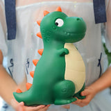 Dinosaur Piggy Bank Container Organizer Box for Baby Shower Living Room Desk Green M