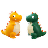 Dinosaur Piggy Bank Container Organizer Box for Baby Shower Living Room Desk Green M