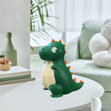 Dinosaur Piggy Bank Container Organizer Box for Baby Shower Living Room Desk Green M