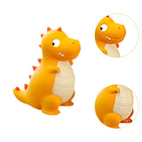 Dinosaur Piggy Bank Container Organizer Box for Baby Shower Living Room Desk Yellow L