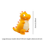 Dinosaur Piggy Bank Container Organizer Box for Baby Shower Living Room Desk Yellow L