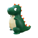 Dinosaur Piggy Bank Container Organizer Box for Baby Shower Living Room Desk L Green