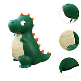 Dinosaur Piggy Bank Container Organizer Box for Baby Shower Living Room Desk L Green