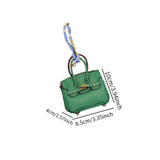 Car Key Case Lipstick Bag Cute for Women Girls Portable Mini Handbag Pendant Green