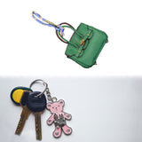 Car Key Case Lipstick Bag Cute for Women Girls Portable Mini Handbag Pendant Green