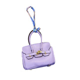 Car Key Case Lipstick Bag Cute for Women Girls Portable Mini Handbag Pendant Violet