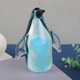 Maxbell Glass Penguin Figurine Handmade Blown for Table Centerpieces Desktop Cabinet