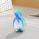 Maxbell Glass Octopus Figurine Gift Creative Adorable Ornament for Shelf Office Home Tall  Style