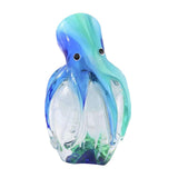 Maxbell Glass Octopus Figurine Gift Creative Adorable Ornament for Shelf Office Home Tall  Style