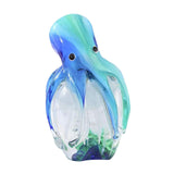 Maxbell Glass Octopus Figurine Gift Creative Adorable Ornament for Shelf Office Home Tall  Style