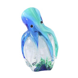 Maxbell Glass Octopus Figurine Gift Creative Adorable Ornament for Shelf Office Home Tall  Style