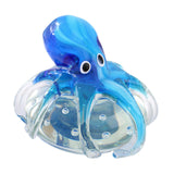 Maxbell Glass Octopus Figurine Gift Creative Adorable Ornament for Shelf Office Home Short  Style