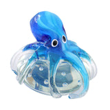 Maxbell Glass Octopus Figurine Gift Creative Adorable Ornament for Shelf Office Home Short  Style