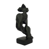 Maxbell 3 Pieces Thinker Statue Creative Silence IS Gold for Desktop Bookshelf Study