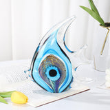 Maxbell Modern Art Glass Decorative Fish Collectible for Bedroom Restaurant Tabletop