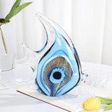 Maxbell Modern Art Glass Decorative Fish Collectible for Bedroom Restaurant Tabletop