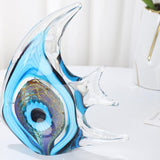Maxbell Modern Art Glass Decorative Fish Collectible for Bedroom Restaurant Tabletop