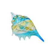 Maxbell Glass Conch Figurine Housewarming Gift Art Ornament for Bedroom Table Office