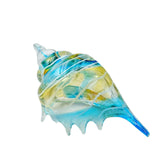 Maxbell Glass Conch Figurine Housewarming Gift Art Ornament for Bedroom Table Office
