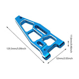 Maxbell 2Pcs 1/8 RC Car Upgrades Part Professional High Strength RC Car Upgrade Part blue