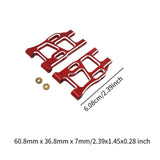 Maxbell RC Rear Suspension Arm Swing Arm for 1/10 Scale Ptg-2 Ptg-2R Model Hobby Car red