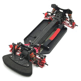 Maxbell RC Rear Suspension Arm Swing Arm for 1/10 Scale Ptg-2 Ptg-2R Model Hobby Car red