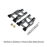 Maxbell RC Rear Suspension Arm Swing Arm for 1/10 Scale Ptg-2 Ptg-2R Model Hobby Car black