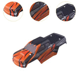 Maxbell 1/16 RC Body Shell Portable Hobby Toy Easy to Install Model High Performance Orange