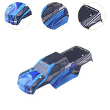 1/16 RC Body Shell Portable Hobby Toy Easy to Install Model High Performance Blue Black